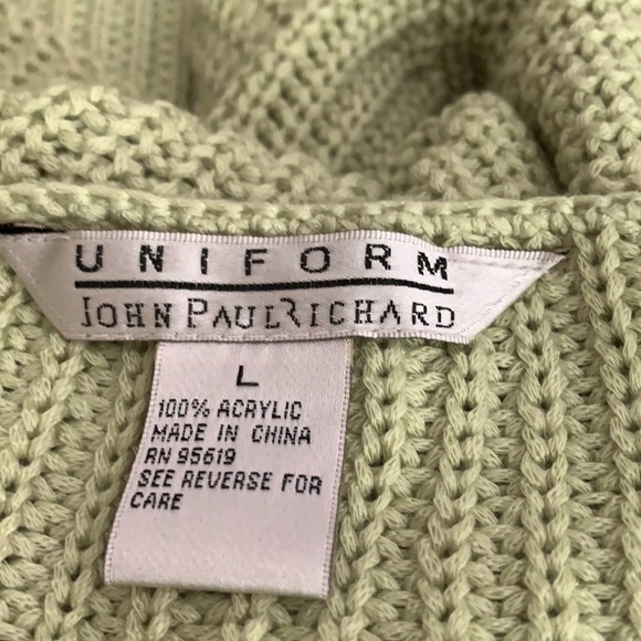 Vintage cable sweater Uniform by John Paul Richard   In 100% L - Picture 5 of 5